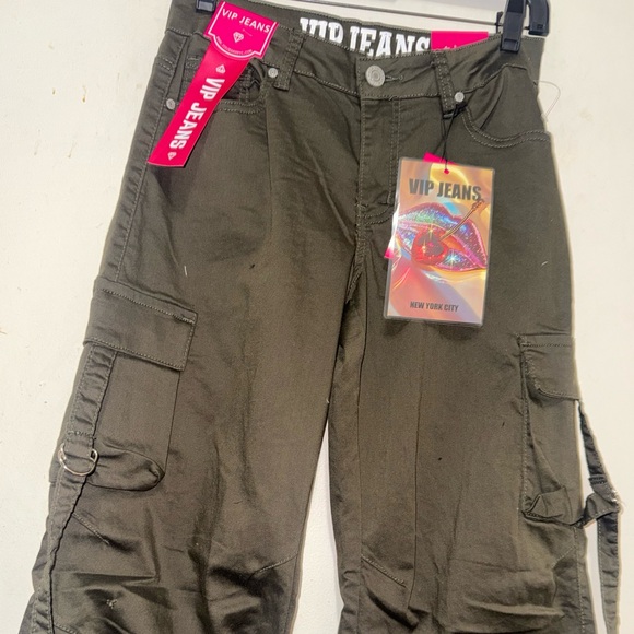 VIP Brown Jeans with Pink Tags - Picture 5 of 6